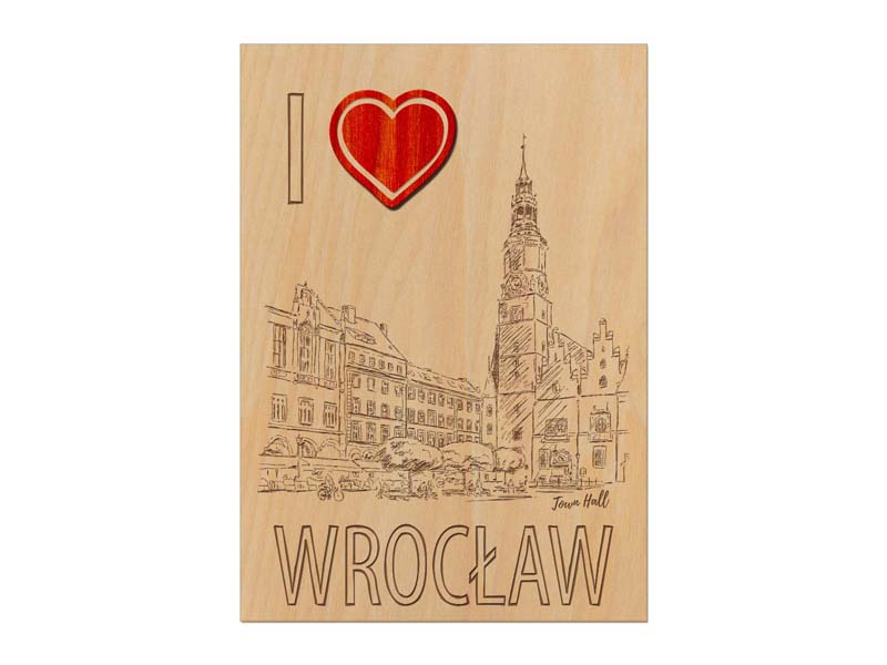 Widokówka kocham Wrocław