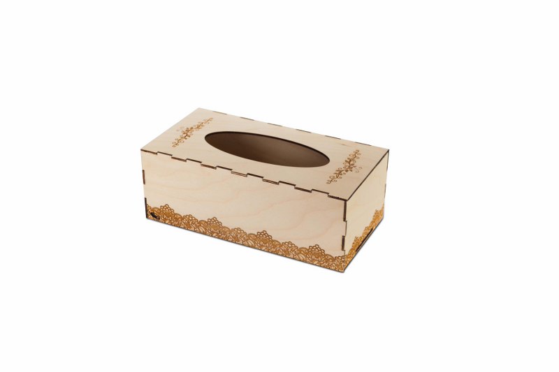 Pudełko na chusteczki drewniane